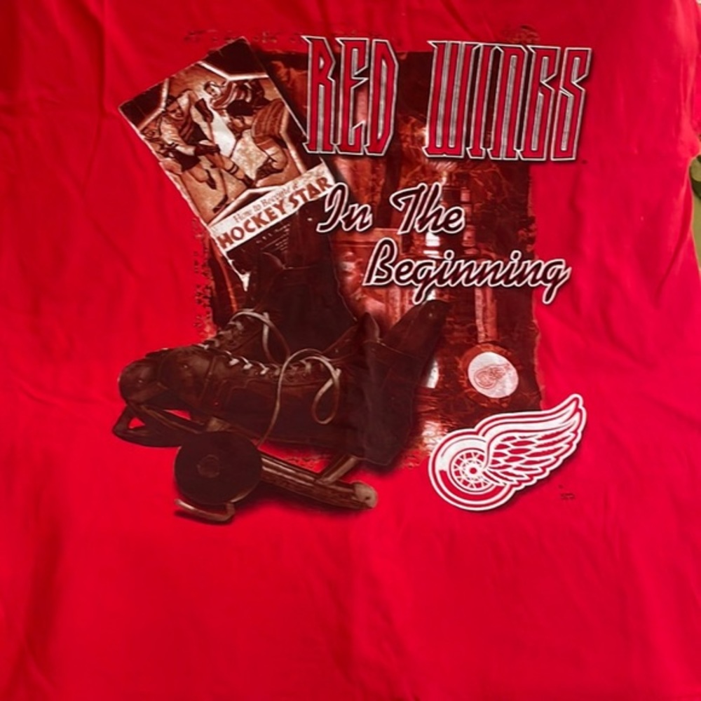 vintage 90’s Detroit Redwings shirt